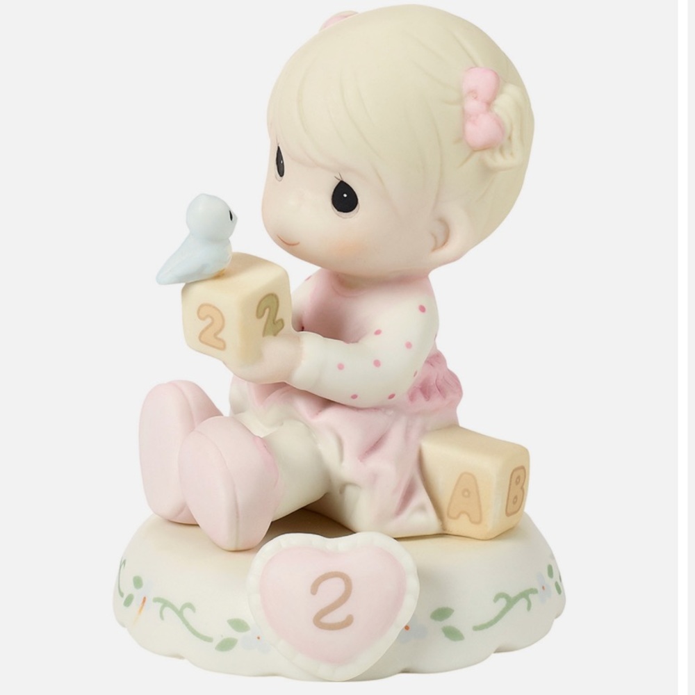 Vintage Precious Moments Age 2 Growing in Grace Blonde (1994)